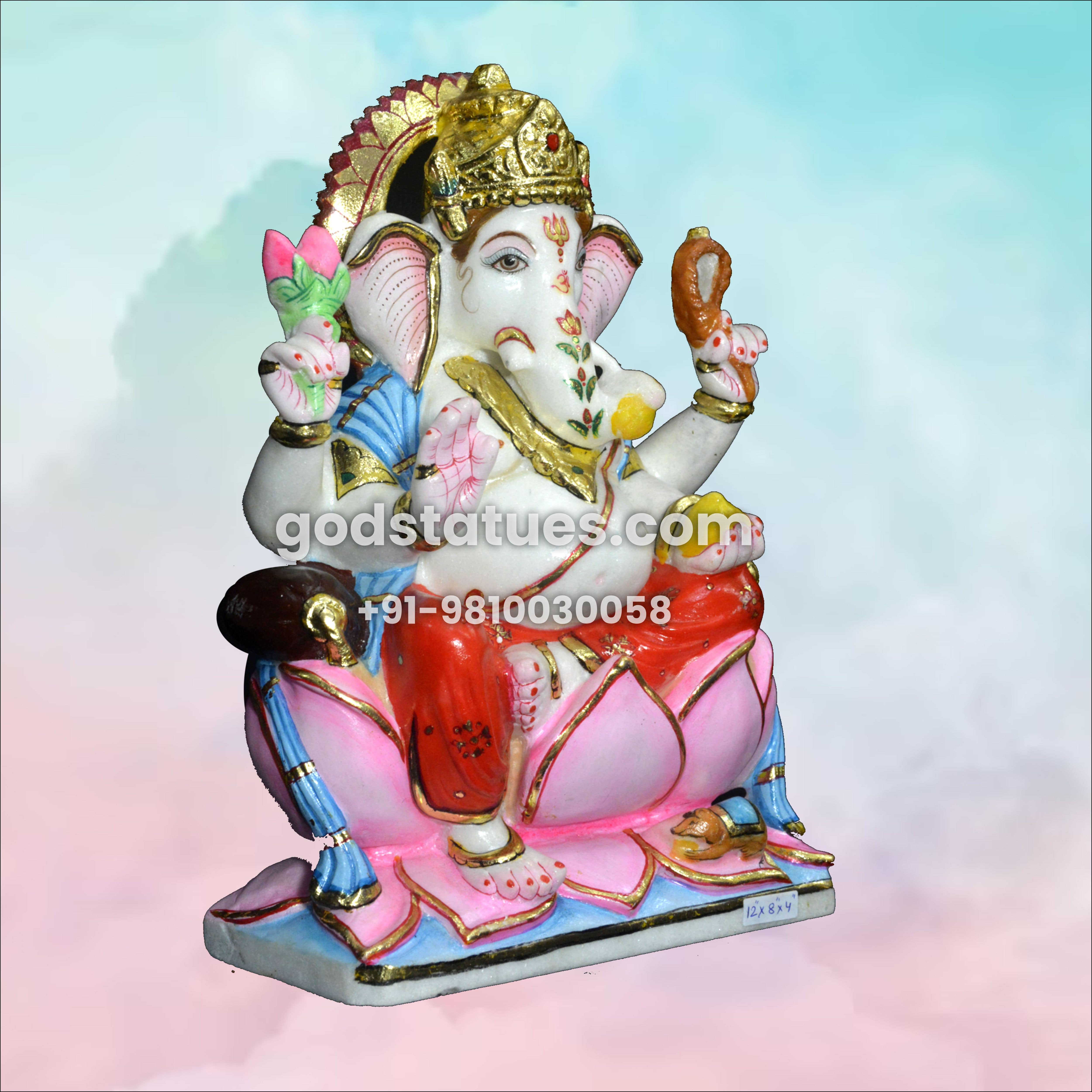 Ganesh Ji Marble Statue God Statues 1