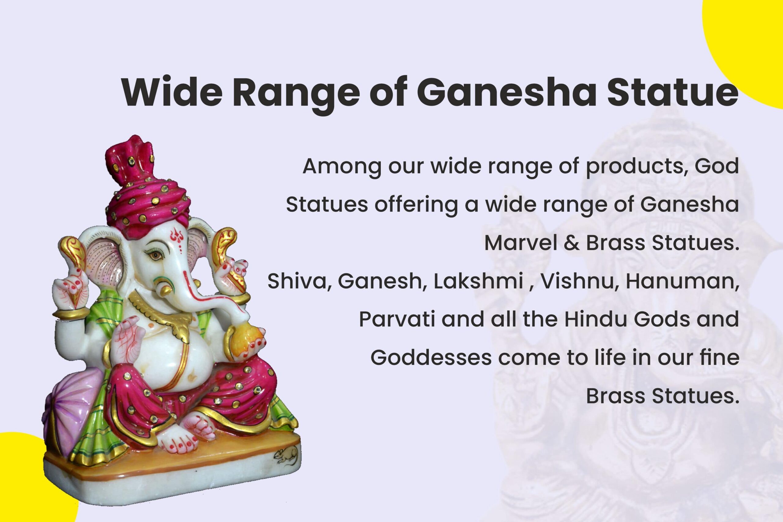 Lord Ganesha Marvel God Statues Mobile