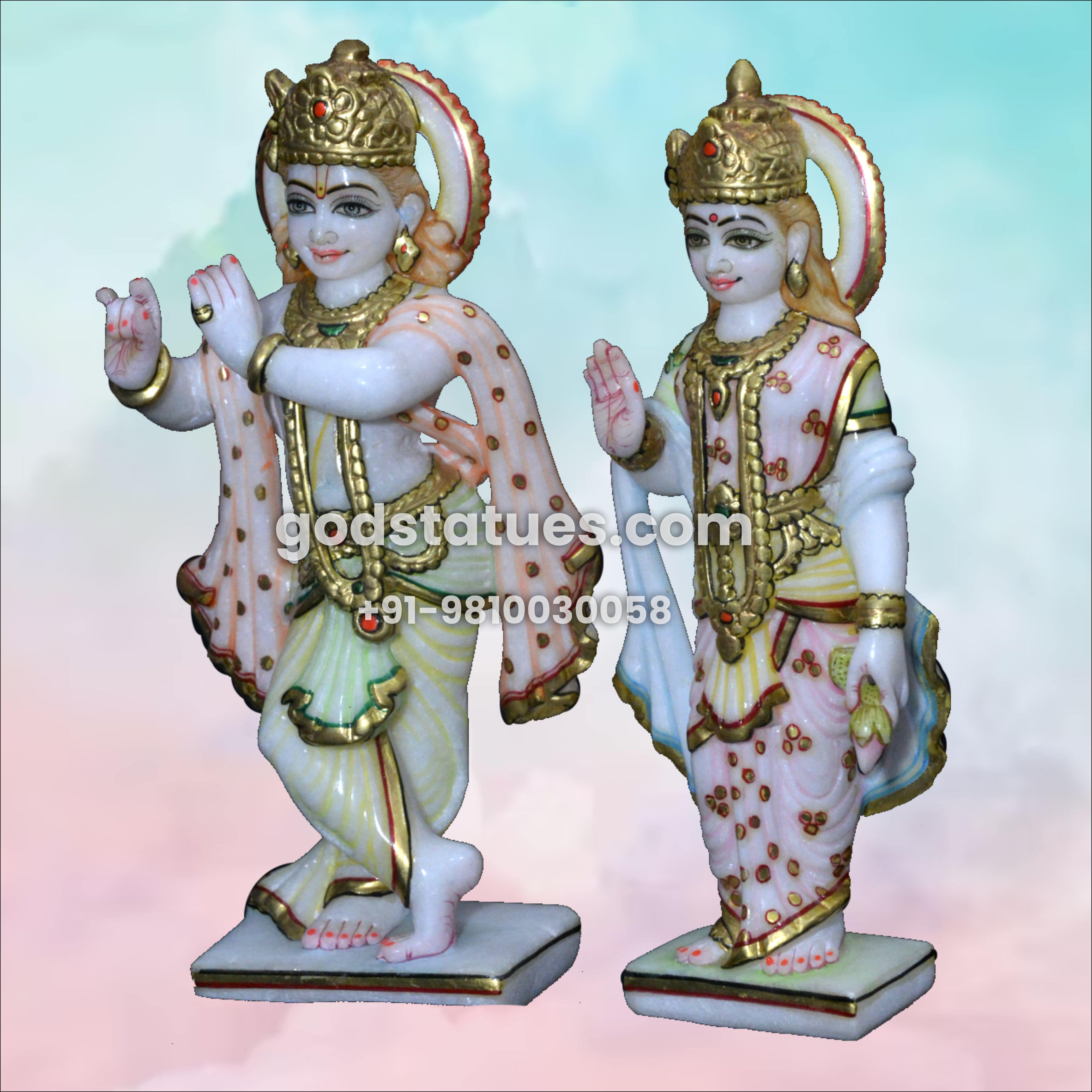 Radha Krishna Marble Statue God Statues 1